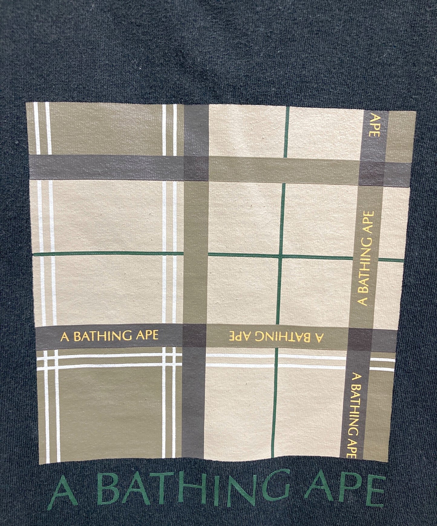 [Pre-owned] A BATHING APE BAPE CHECK BOX TEE