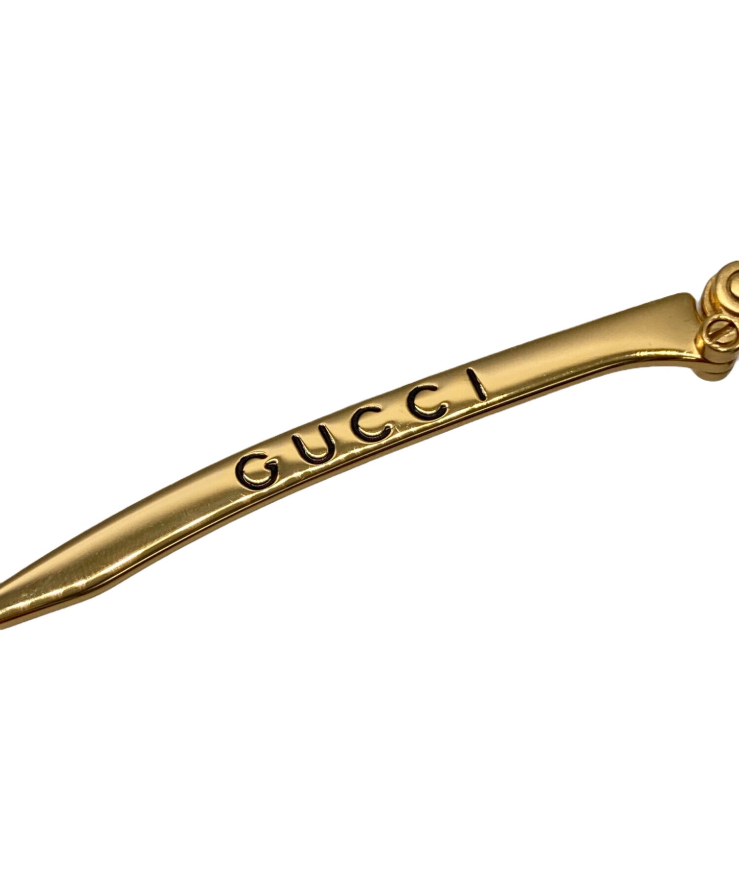 [Pre-owned] GUCCI two-bridge teardrop sunglasses GG1277