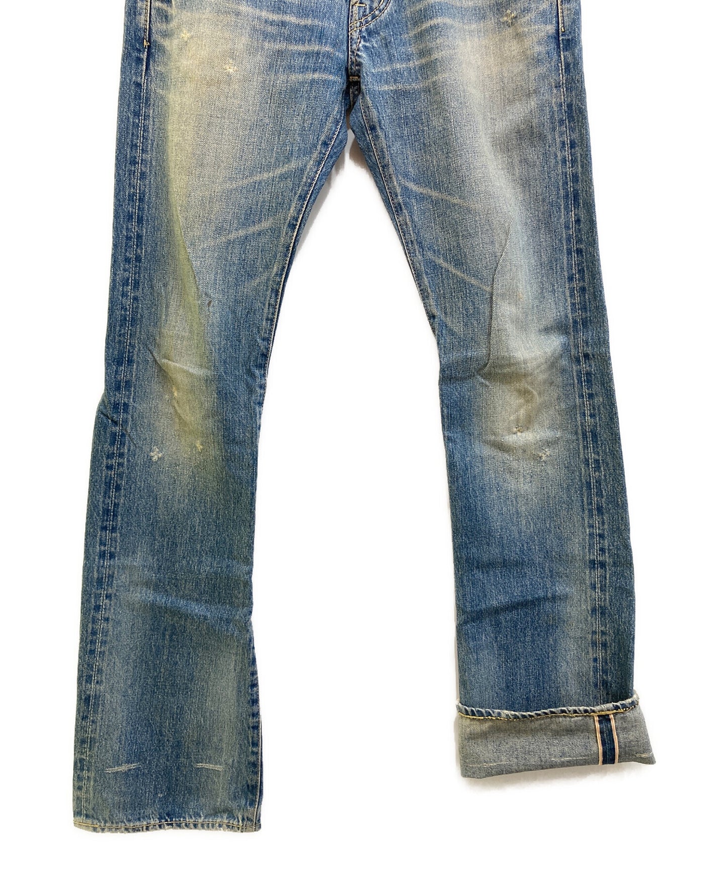 [Pre-owned] Hysteric Glamour Damaged flared denim pants 4AP-2131
