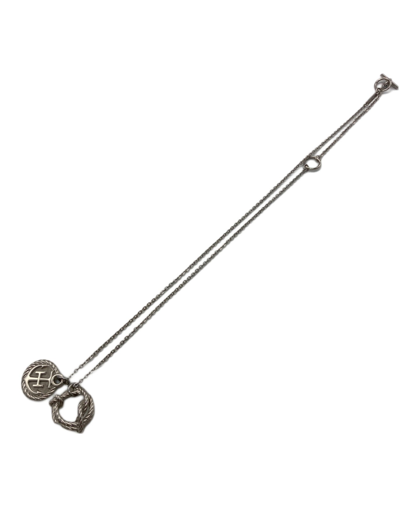 [Pre-owned] HERMES Cordage Rope Necklace