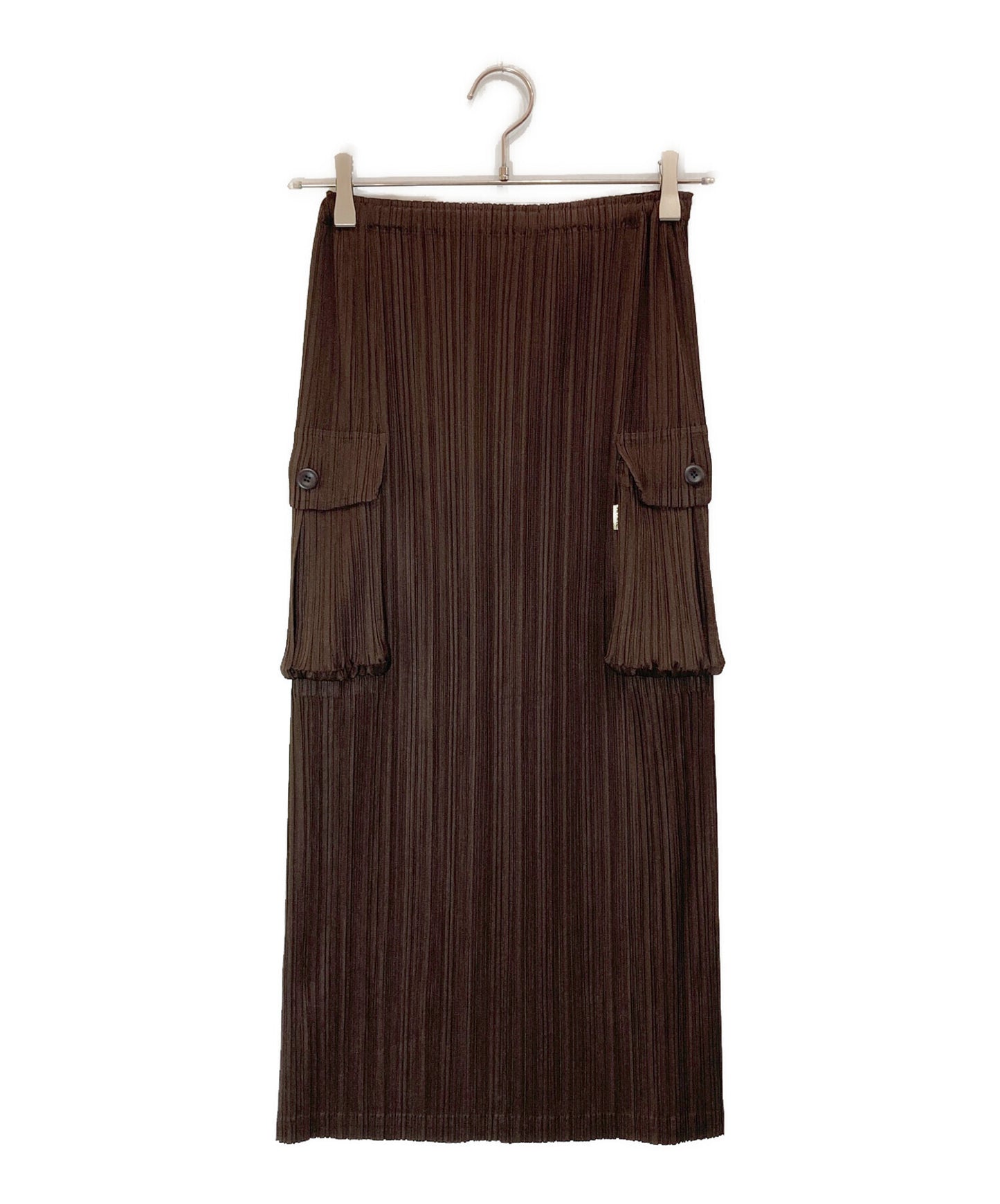 [Pre-owned] PLEATS PLEASE Pleated Cargo Pocket Skirt PP61-JG126