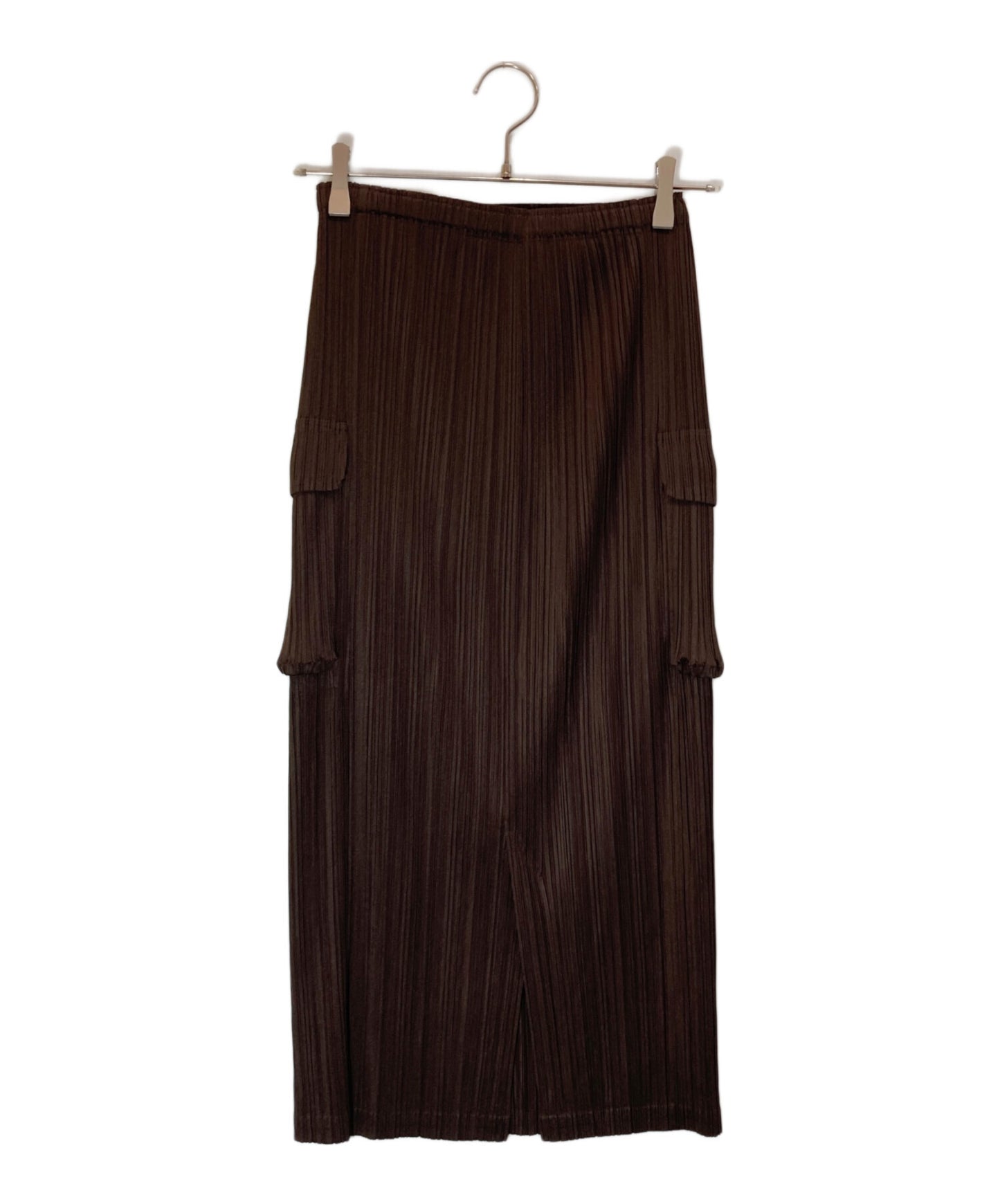 [Pre-owned] PLEATS PLEASE Pleated Cargo Pocket Skirt PP61-JG126