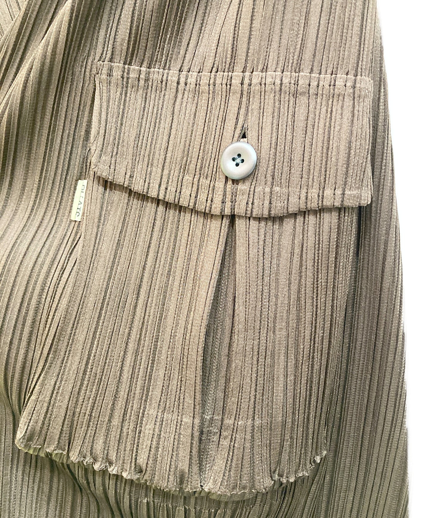 [Pre-owned] PLEATS PLEASE Pleated Cargo Pocket Skirt PP61-JG126