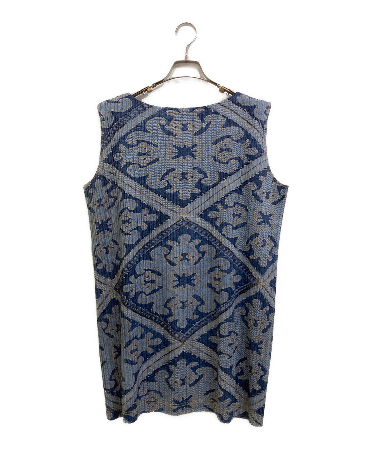 [Pre-owned] PLEATS PLEASE Transfer Print Pleated Dress PP91-JK565