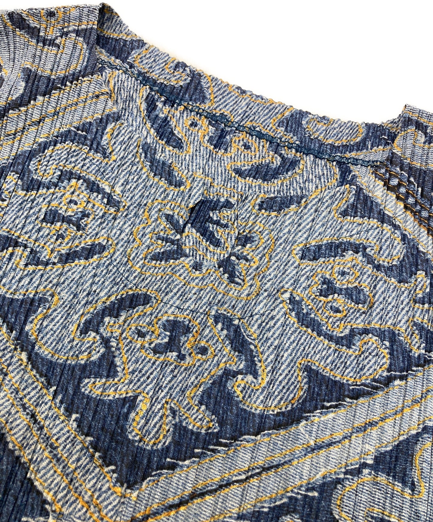 [Pre-owned] PLEATS PLEASE Transfer Print Pleated Dress PP91-JK565