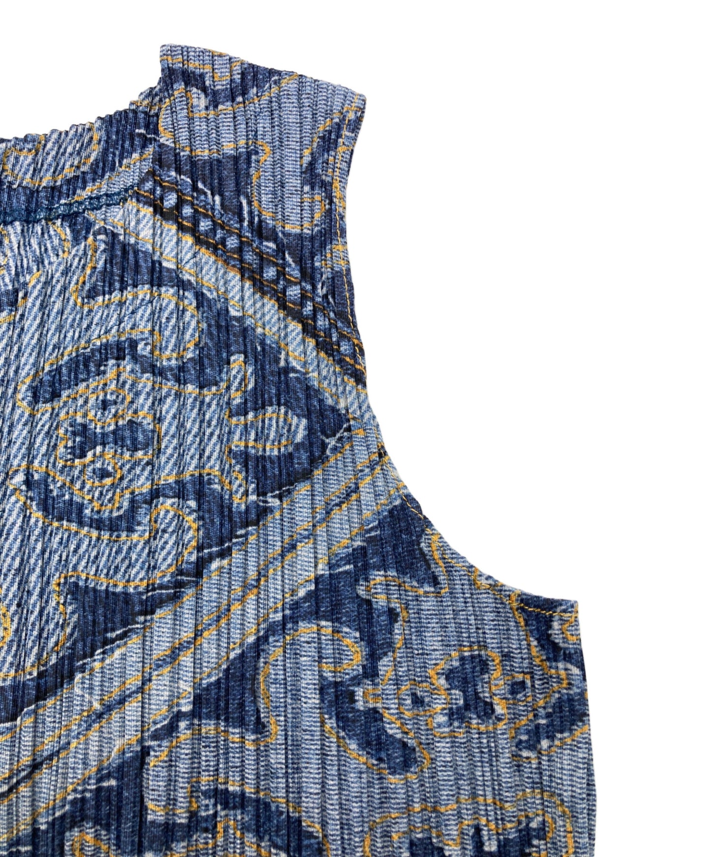 [Pre-owned] PLEATS PLEASE Transfer Print Pleated Dress PP91-JK565