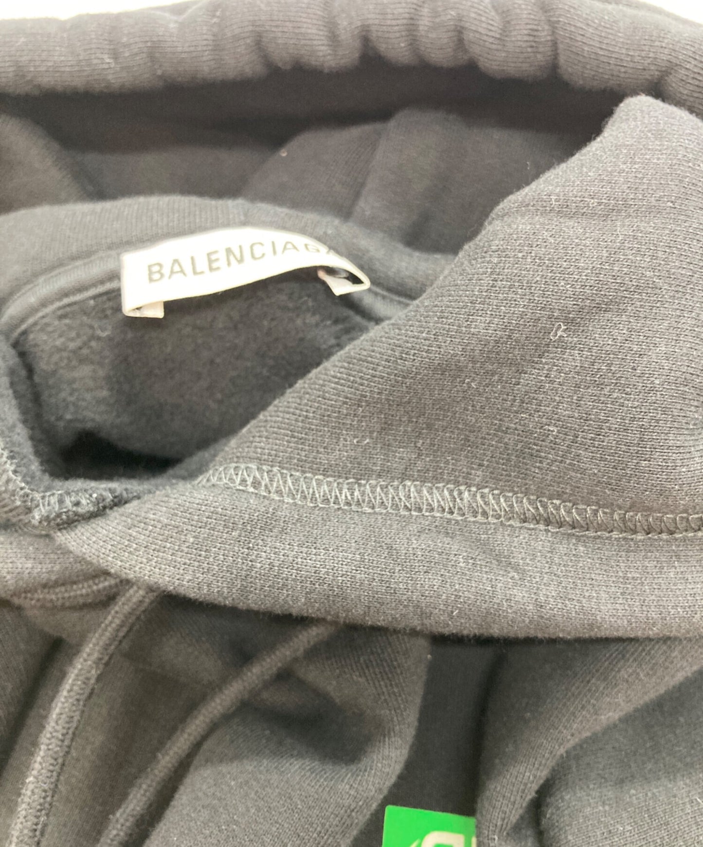 [Pre-owned] BALENCIAGA Leaf Logo Hoodie 578135 THV64