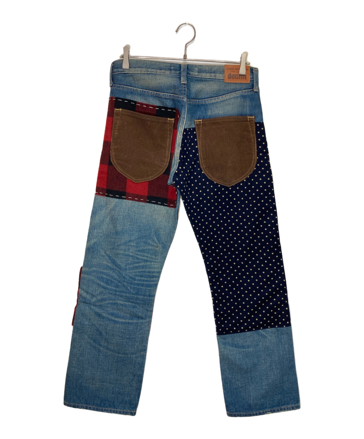 [Pre-owned] JUNYA WATANABE COMME des GARCONS Mixed-Fabric Patchwork Denim Pants JL-P203