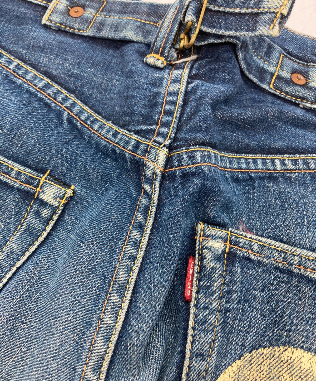 [Pre-owned] EVISU Sinch Bag Denim Pants