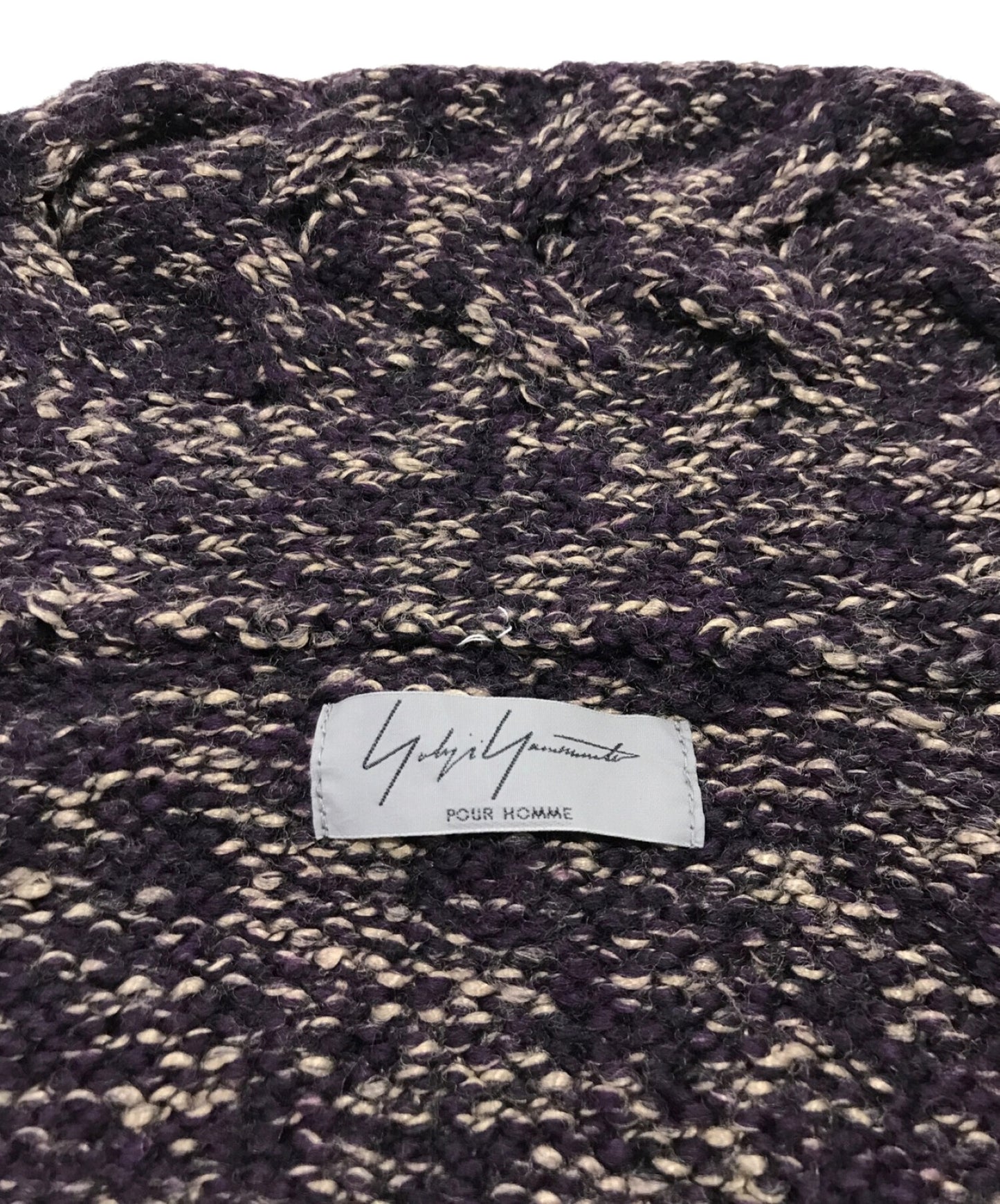 [Pre-owned] Yohji Yamamoto pour homme Whole Design Knitted Zip Knit HC-K30-187