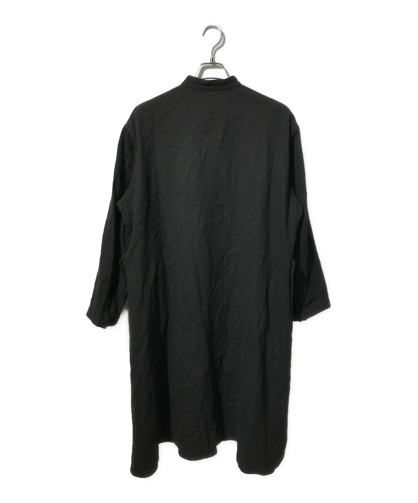 [Pre-owned] Y's Side Snap Button Wool Shirt Dress YP-D04-105