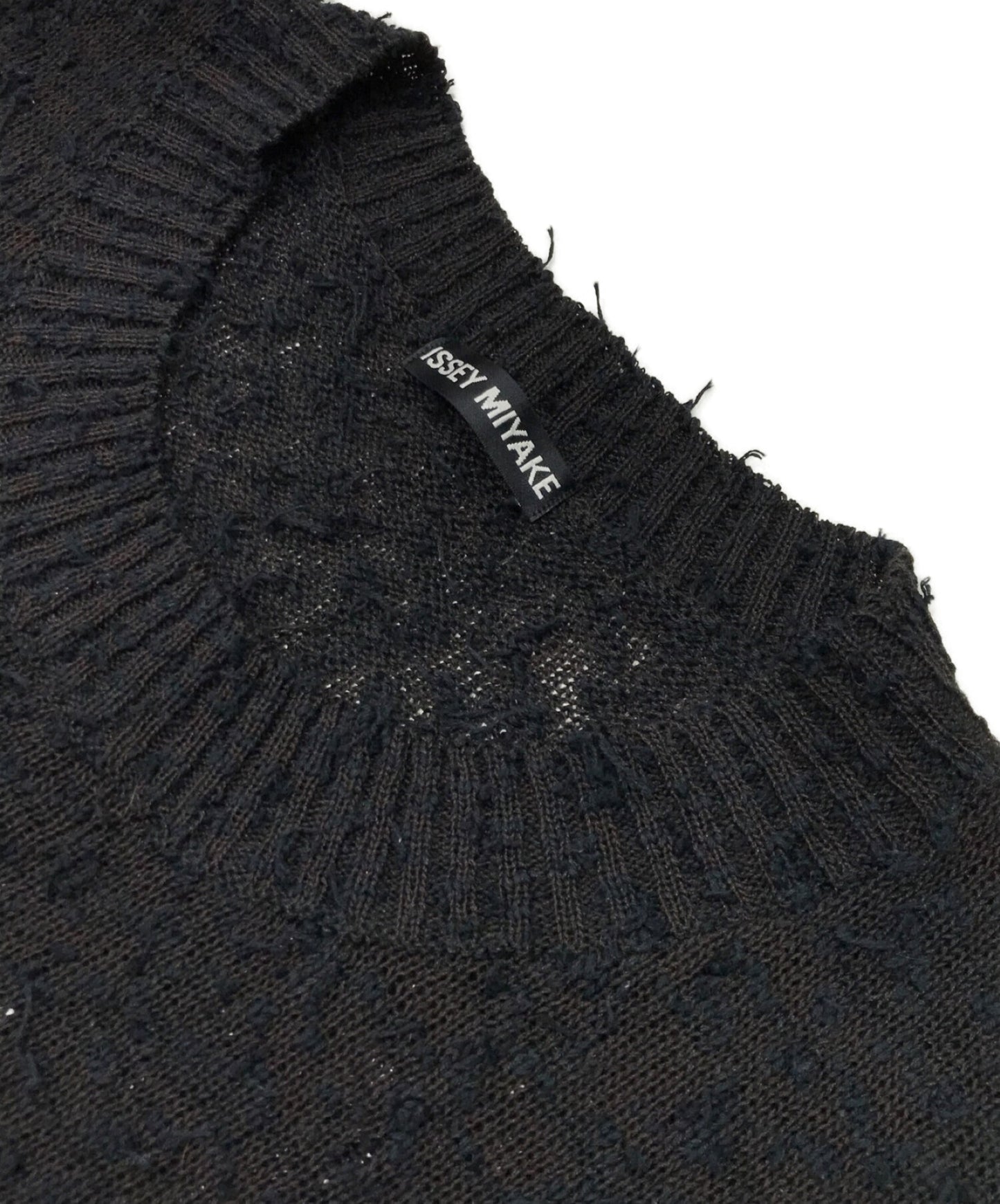 [Pre-owned] ISSEY MIYAKE Jacquard mesh pullover ME41KN007