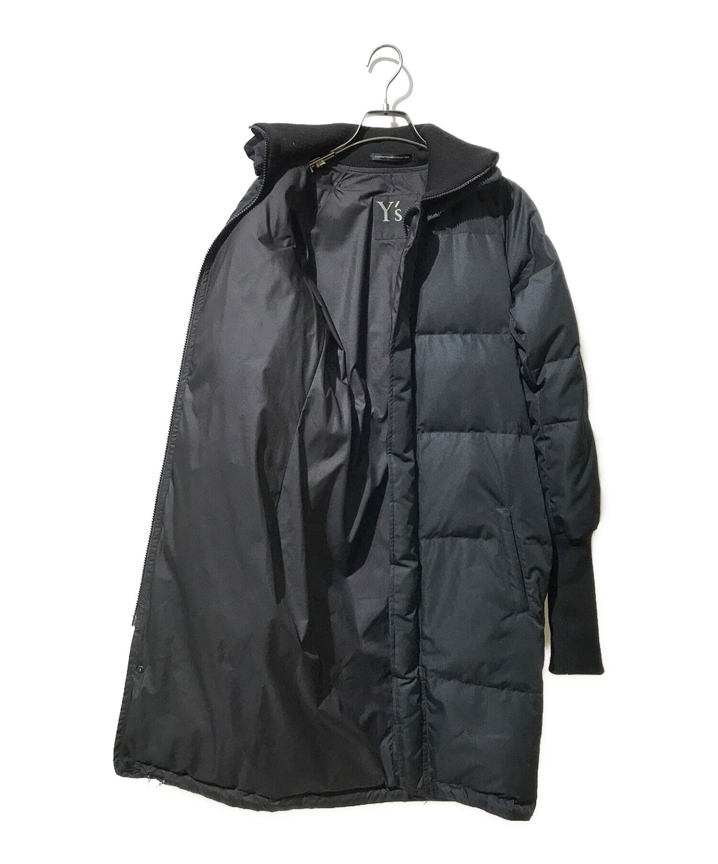 [Pre-owned] Y's Ribbed Design Down Coat YY-C06-903