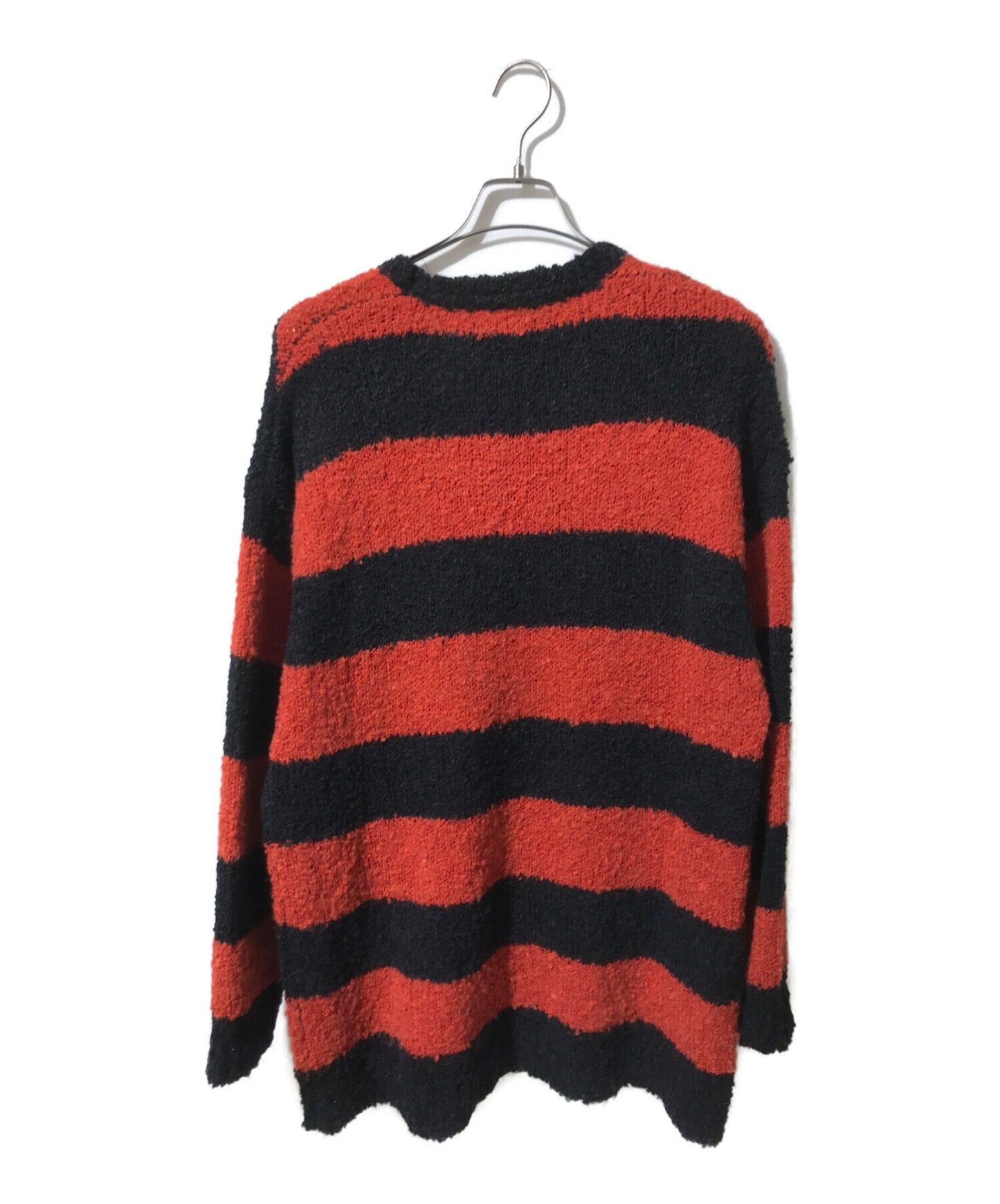 [Pre-owned] NUMBER (N)INE ALPACA BORDER KNIT BIG PULLOVER No. : F21NK004