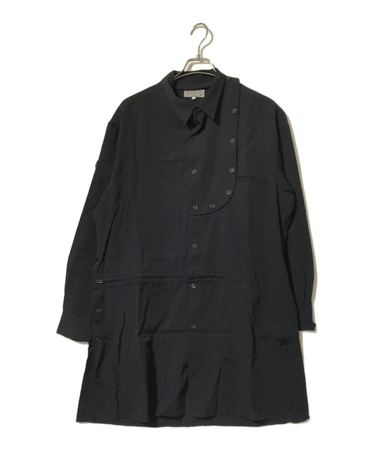 [Pre-owned] Yohji Yamamoto pour homme Wool gaber detachable long shirt HH-B73-100