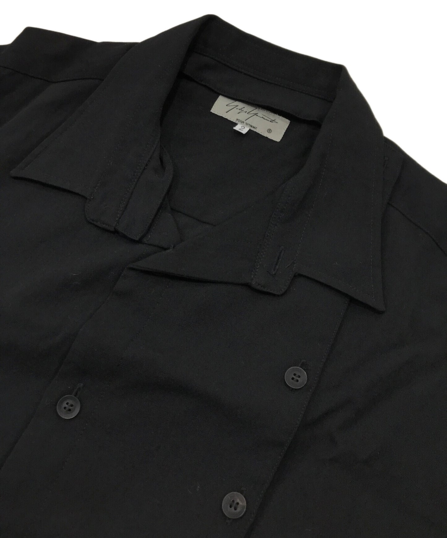 [Pre-owned] Yohji Yamamoto pour homme Wool gaber detachable long shirt HH-B73-100