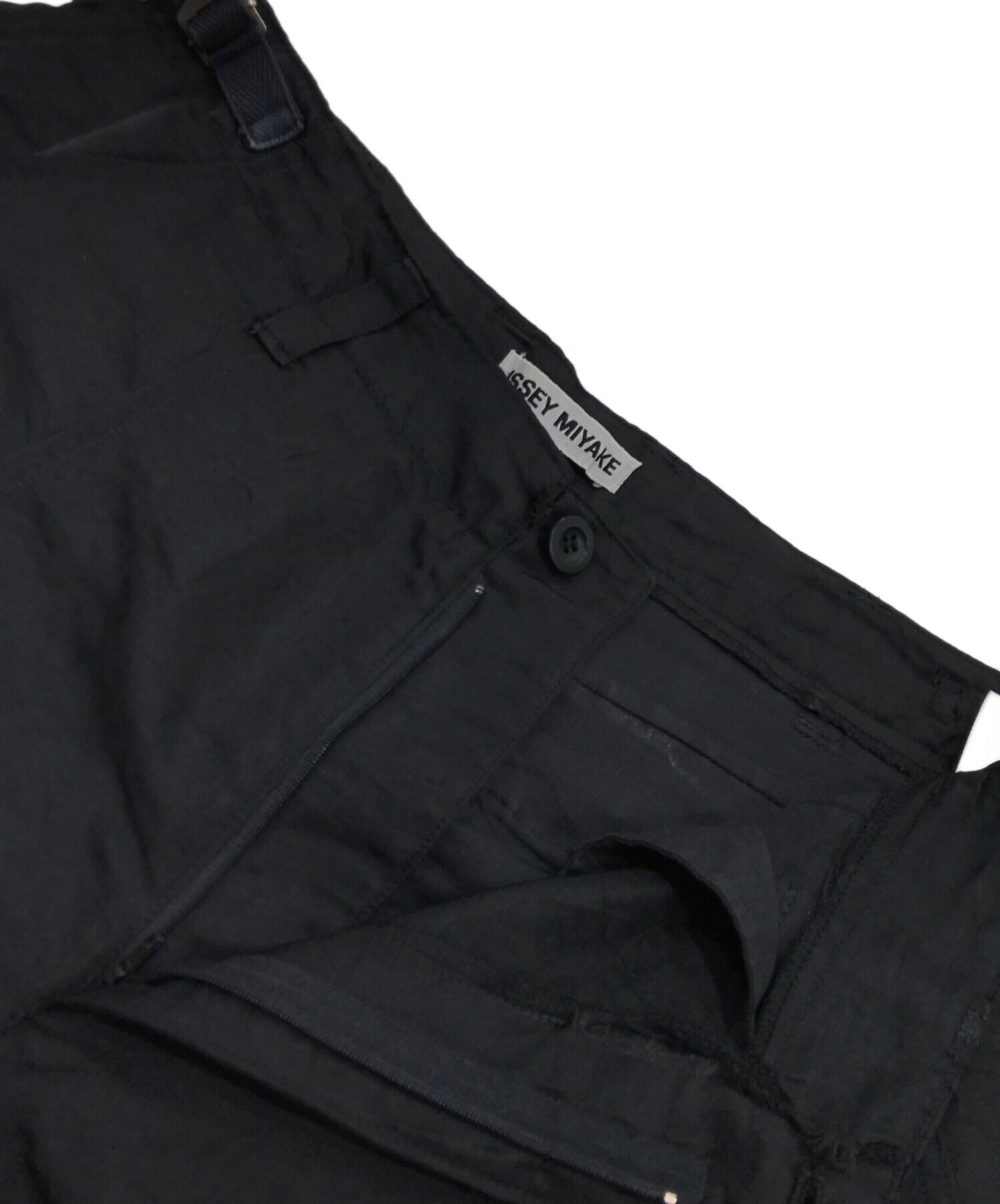 [Pre-owned] ISSEY MIYAKE Polyester nylon wide cargo pants IM83-FF121