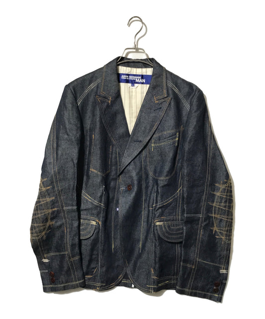 [Pre-owned] COMME des GARCONS JUNYA WATANABE MAN Linen Denim 1B Stitched Jacket WG-J027