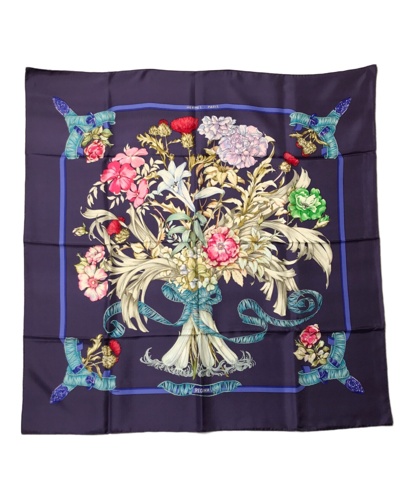 [Pre-owned] HERMES CARRE 90/REGINA Her Majesty the Queen