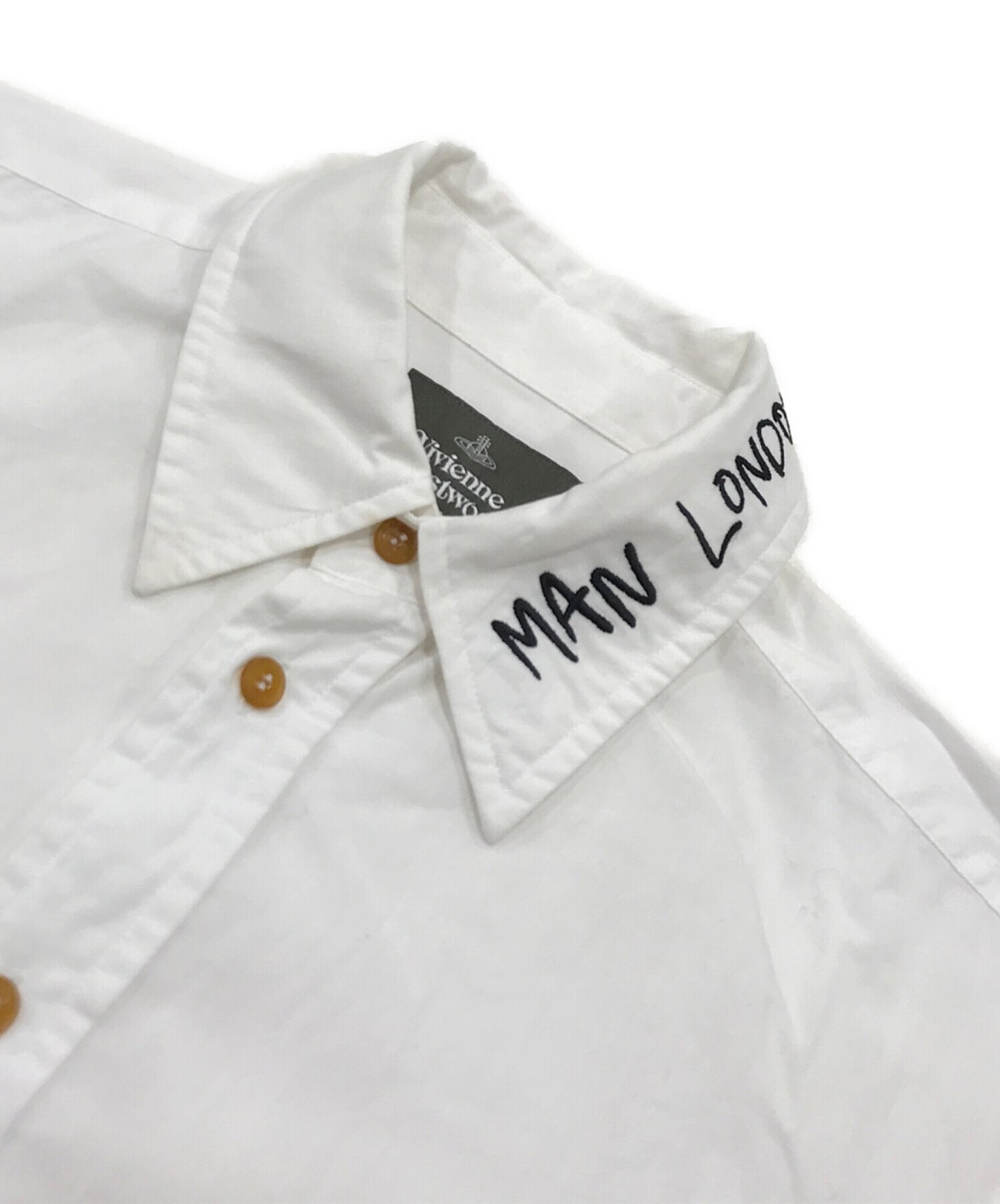 [Pre-owned] Vivienne Westwood man Embroidery Classic Shirt VW-WR-81435