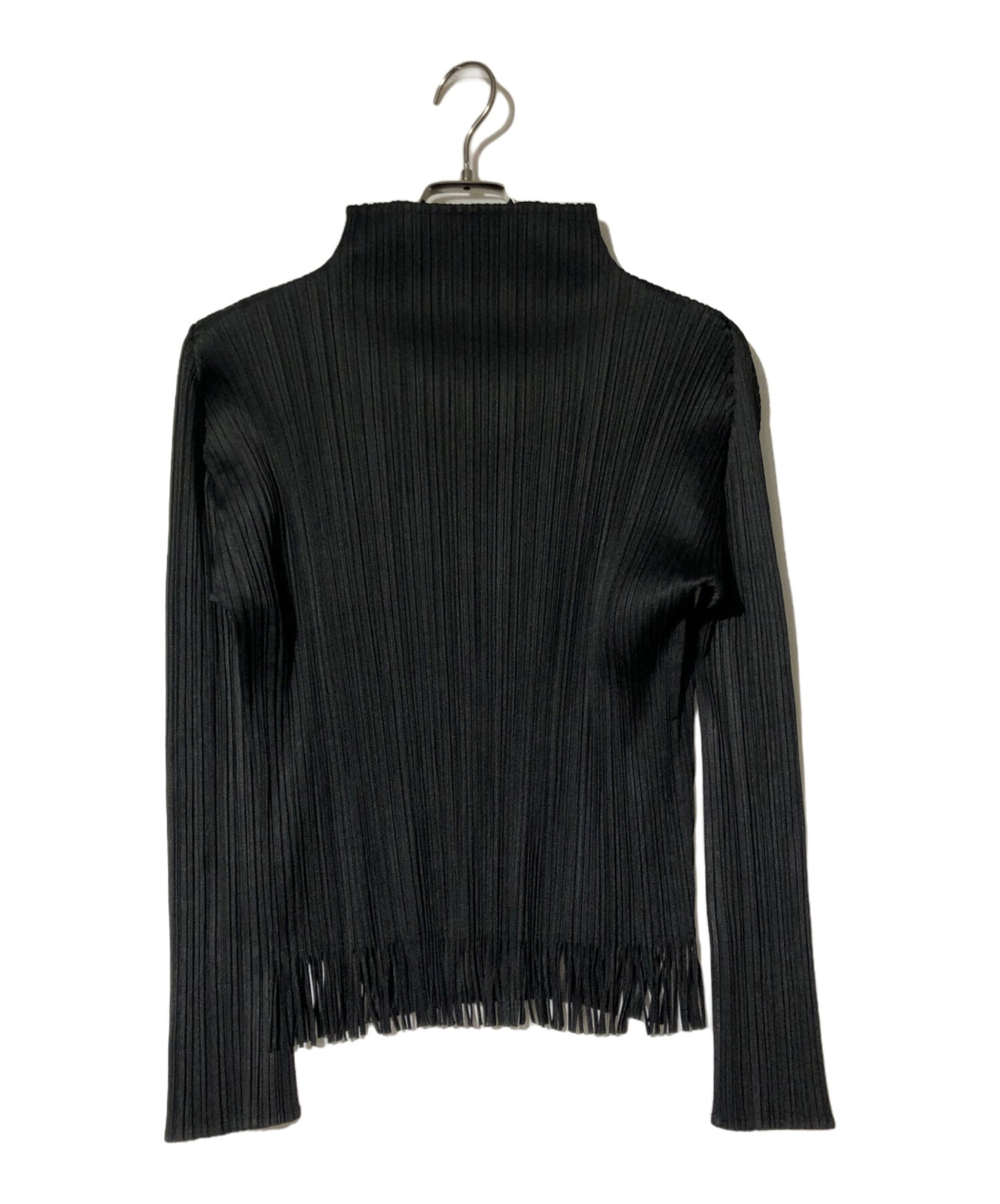 [Pre-owned] PLEATS PLEASE Fringe High Neck Cut and Sewn Pp63-Jk852