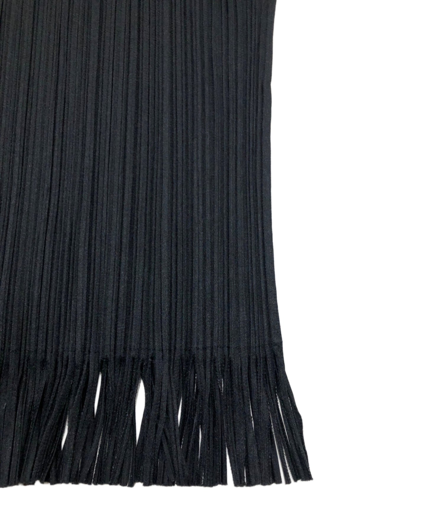 [Pre-owned] PLEATS PLEASE Fringe High Neck Cut and Sewn Pp63-Jk852