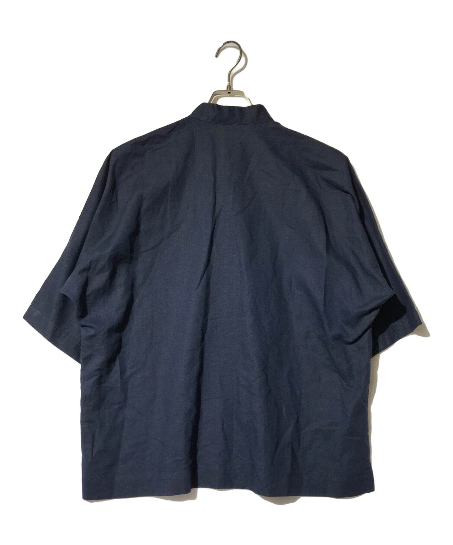 [Pre-owned] HOMME PLISSE ISSEY MIYAKE Stand collar dolman short sleeve shirt HP26-FJ324