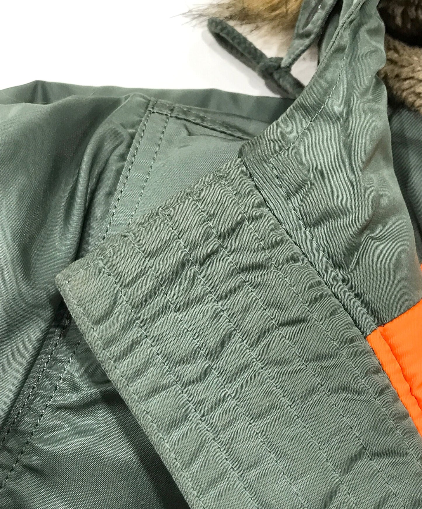 [Pre-owned] SUPREME Reflective Cross N-3B Parka