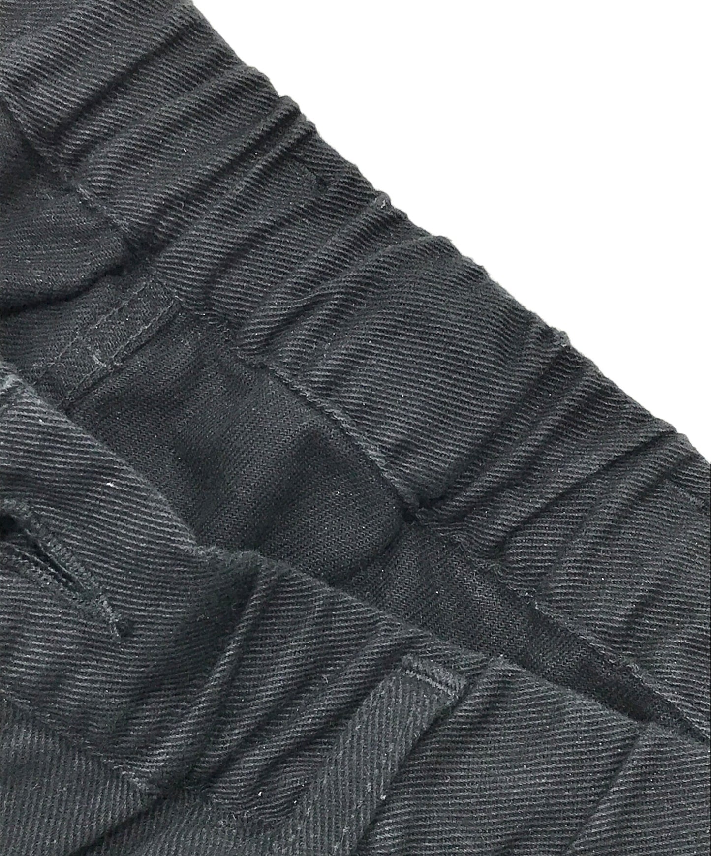 [Pre-owned] YOHJI YAMAMOTO BLACK SCANDAL KATSURAGI U-W ELASTIC CORD WORK PANTS HS-P96-040