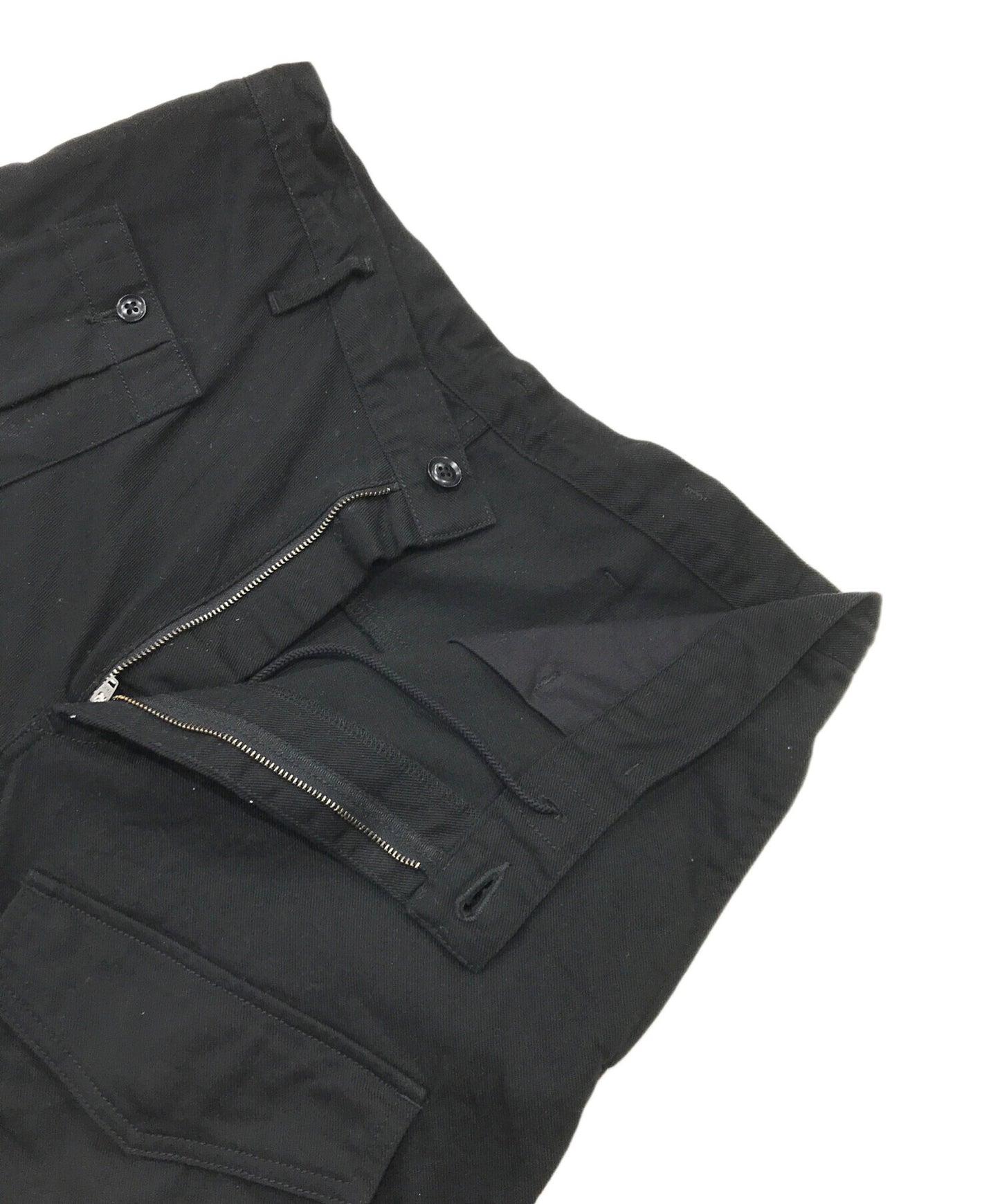[Pre-owned] BLACK Scandal Yohji Yamamoto KATSURAGI J-NO TUCK W CORD WORK PANTS HS-P97-040