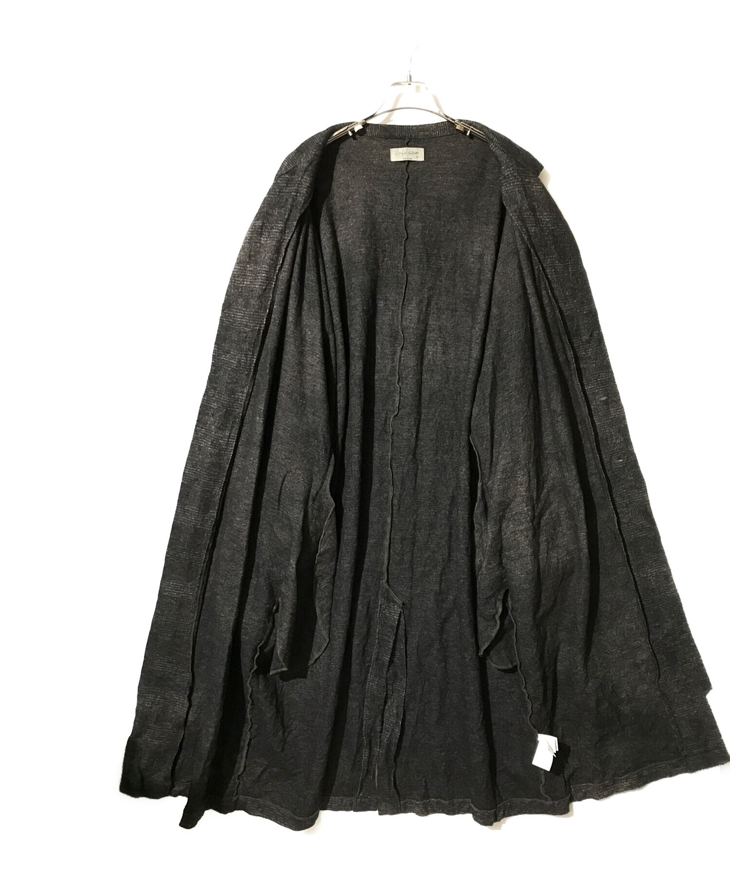 [Pre-owned] Yohji Yamamoto pour homme MELANGE GLEN CHECK 3 BUTTON COAT HE-T71-080