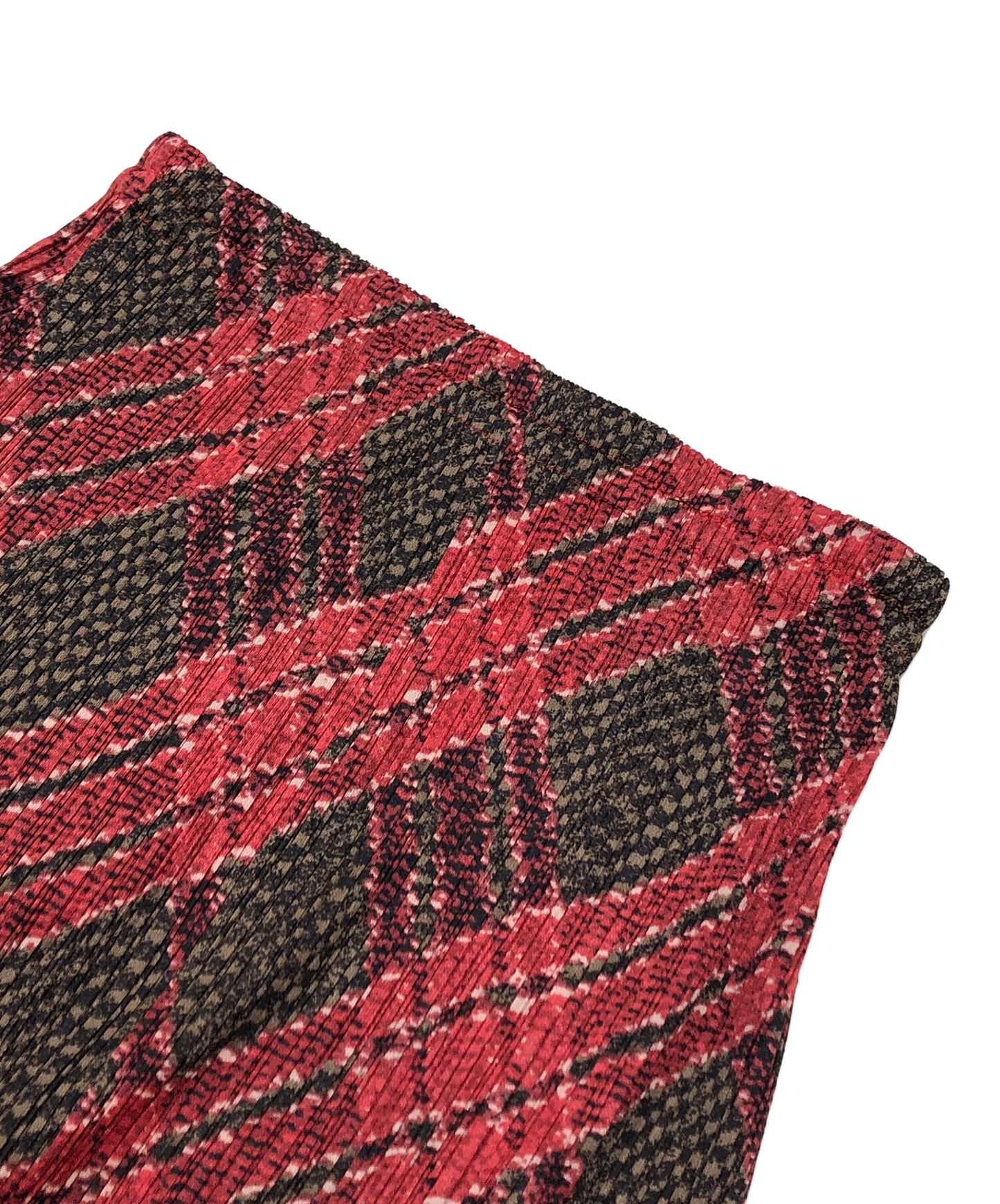 [Pre-owned] PLEATS PLEASE Pleated long skirt with all-over pattern PP94-JG563