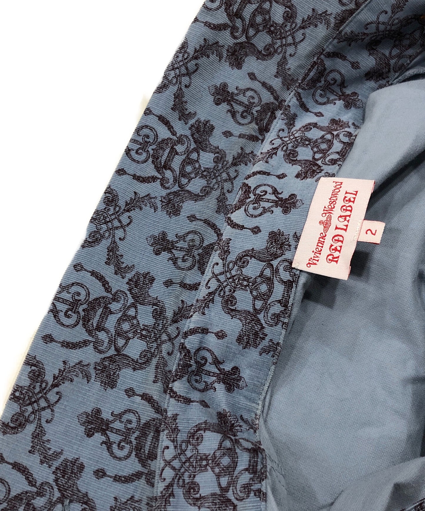 [Pre-owned] Vivienne Westwood RED LABEL Orb Corduroy Shirt Dress 17-12-592009