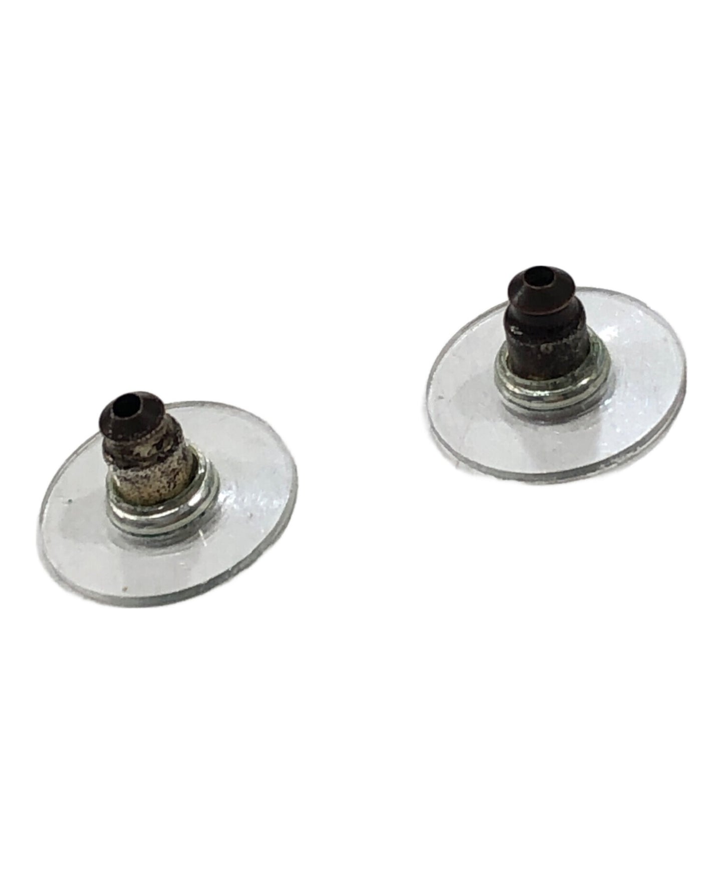 [Pre-owned] CHANEL Coco Mark and Rhinestone Earrings A21A