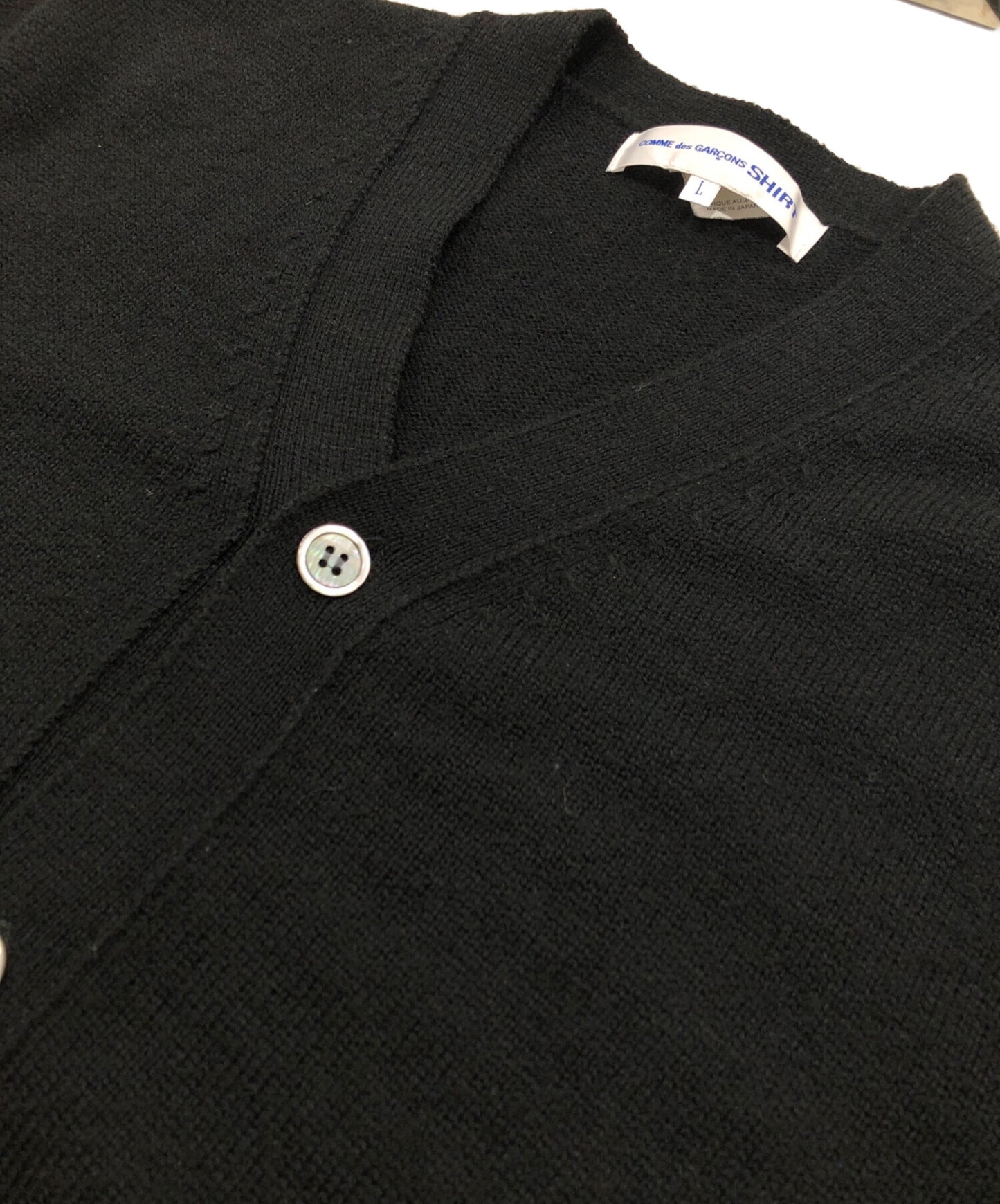 [Pre-owned] COMME des GARCONS SHIRT V-Neck Knit Cardigan W26509