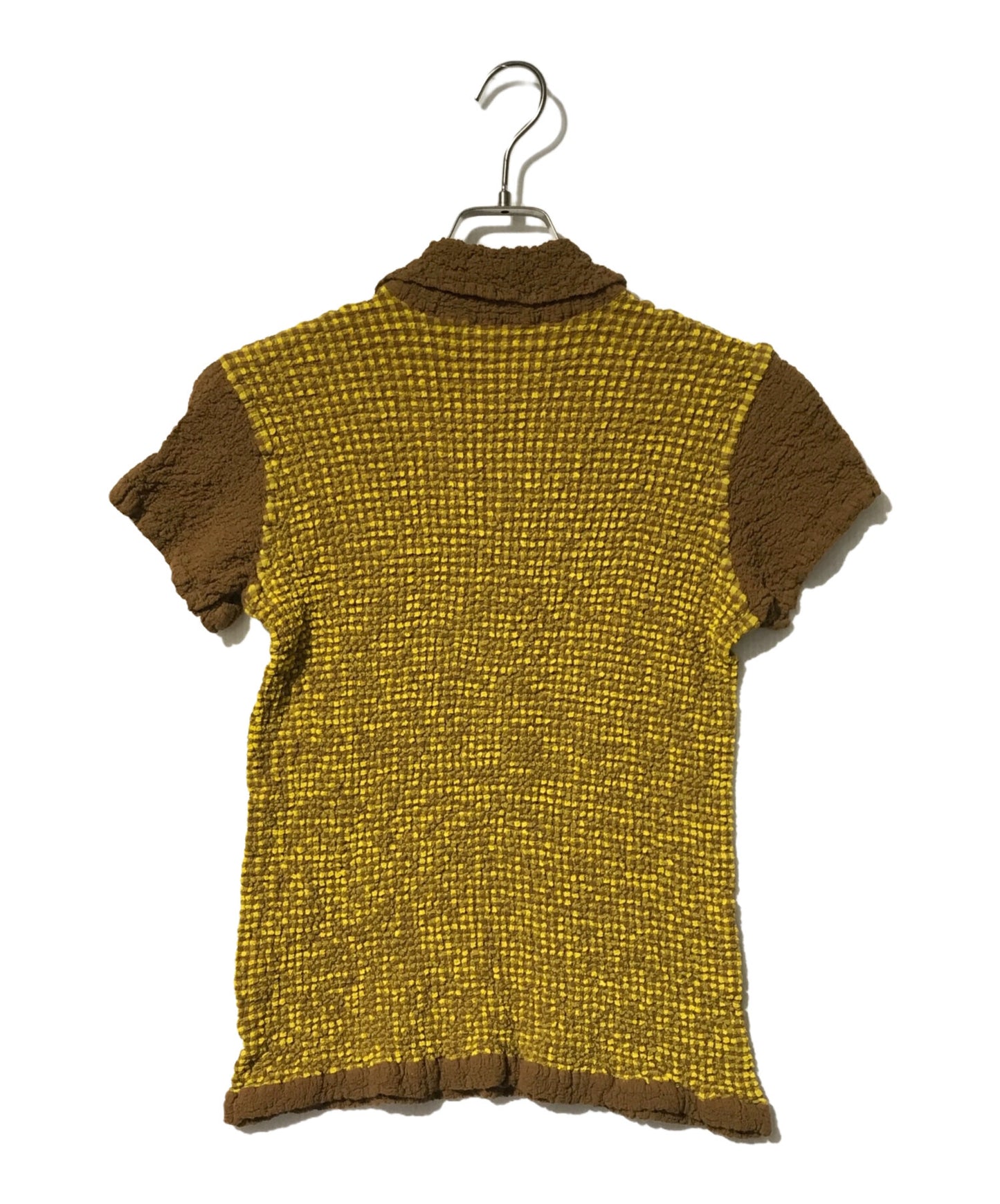 [Pre-owned] ISSEY MIYAKE me Cauliflower Polo Shirt MI34FM362