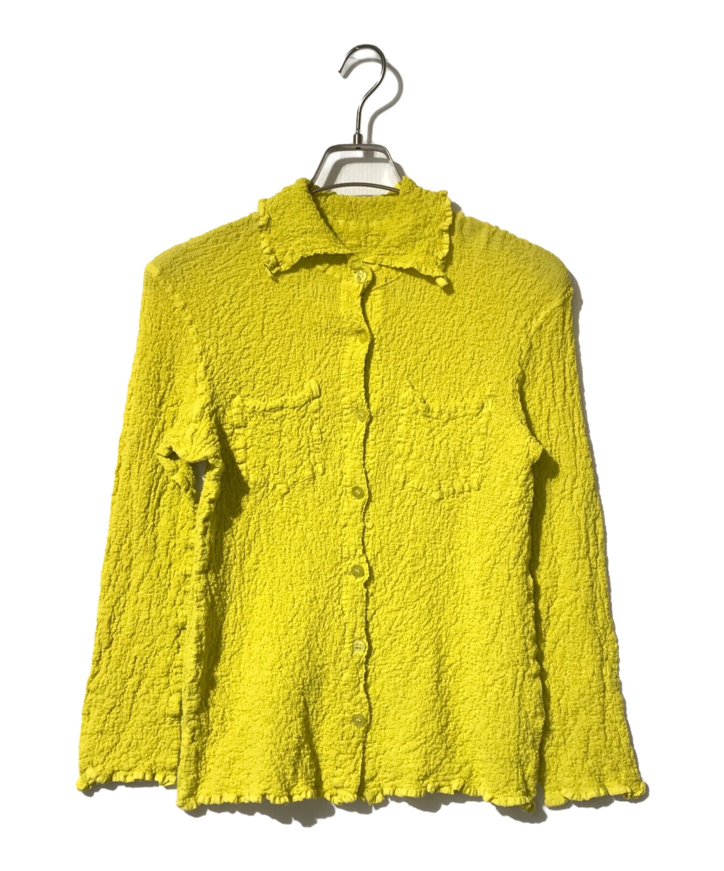 [Pre-owned] ISSEY MIYAKE me Pleated cardigan MI34FJ611