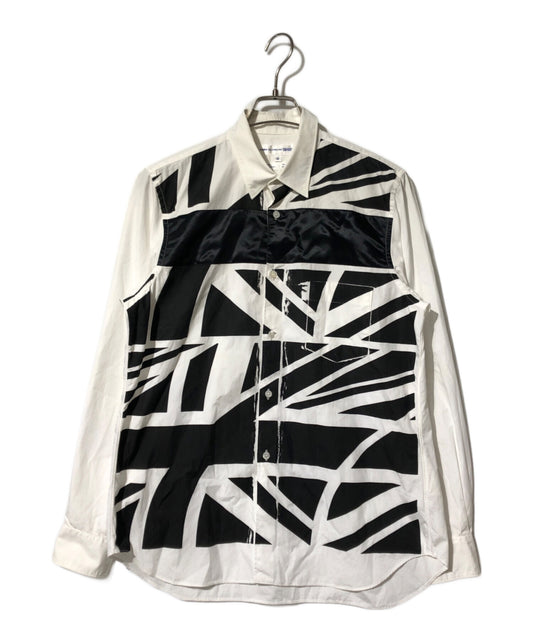 [Pre-owned] COMME des GARCONS SHIRT printed shirt with a cut-out design S11051