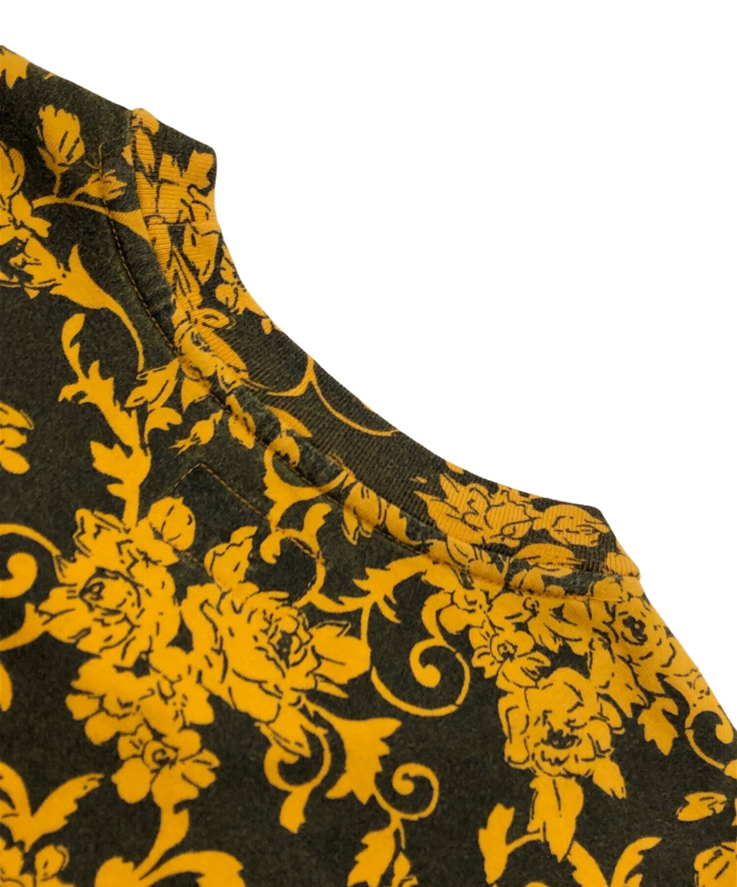 [Pre-owned] SUPREME Small box logo tee black flora