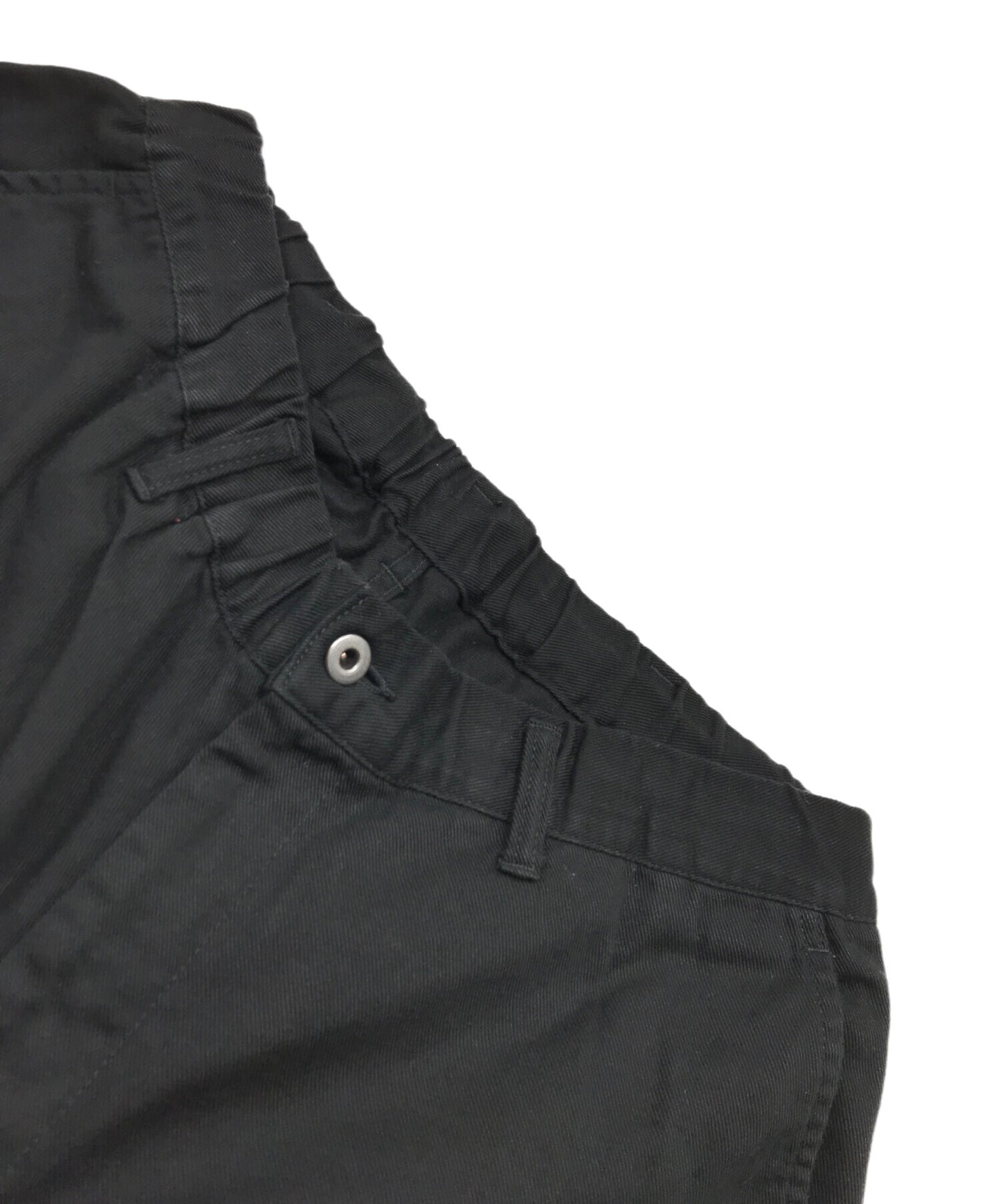 [Pre-owned] BLACK Scandal Yohji Yamamoto KATSURAGI NO TUCK W WORK PANTS HJ-P97-040