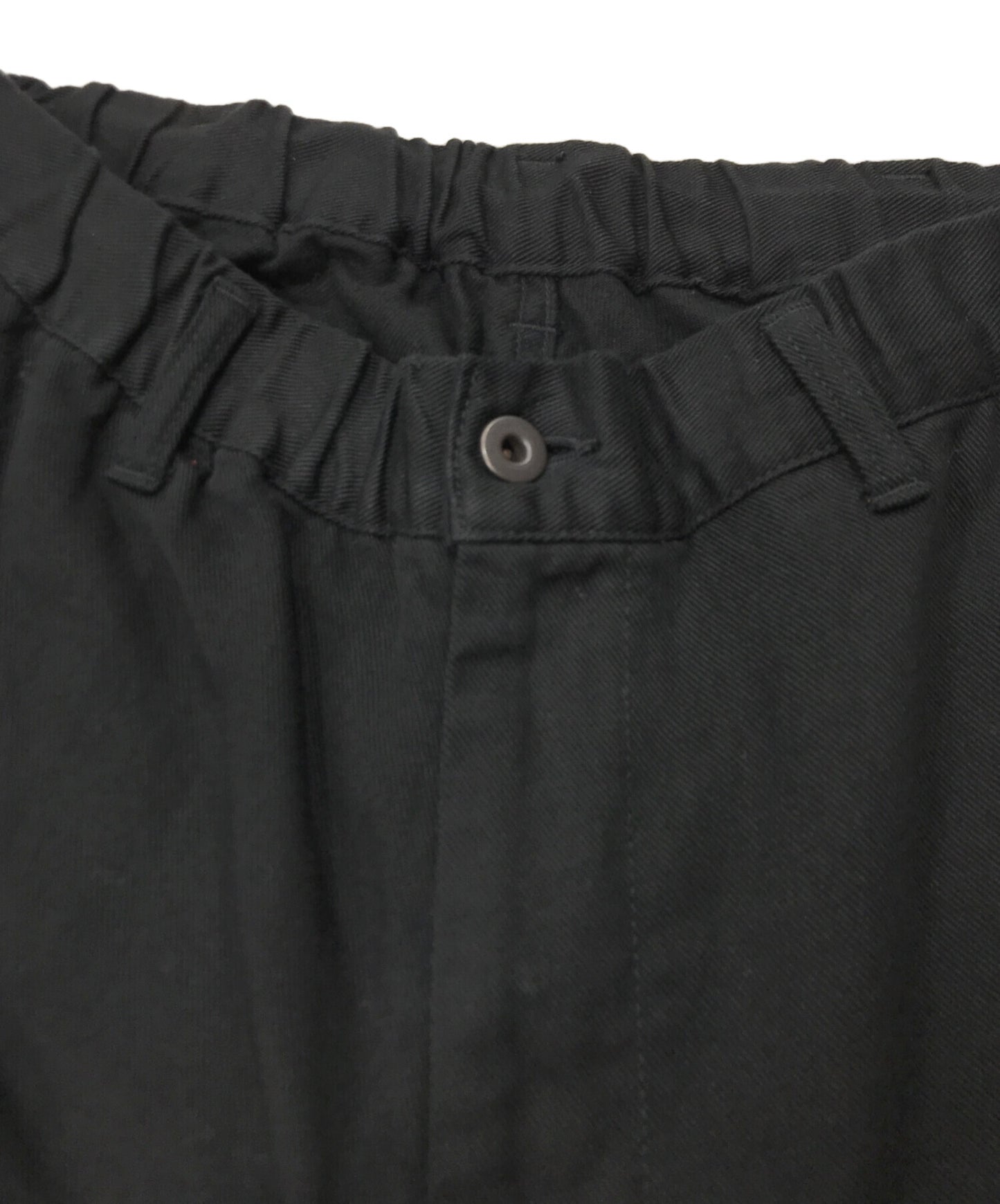 [Pre-owned] BLACK Scandal Yohji Yamamoto KATSURAGI NO TUCK W WORK PANTS HJ-P97-040