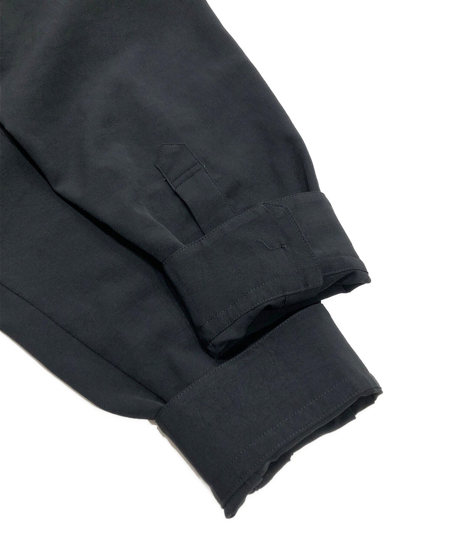 [Pre-owned] GROUND Y Eyelet bow collar shirt GE-B02-500