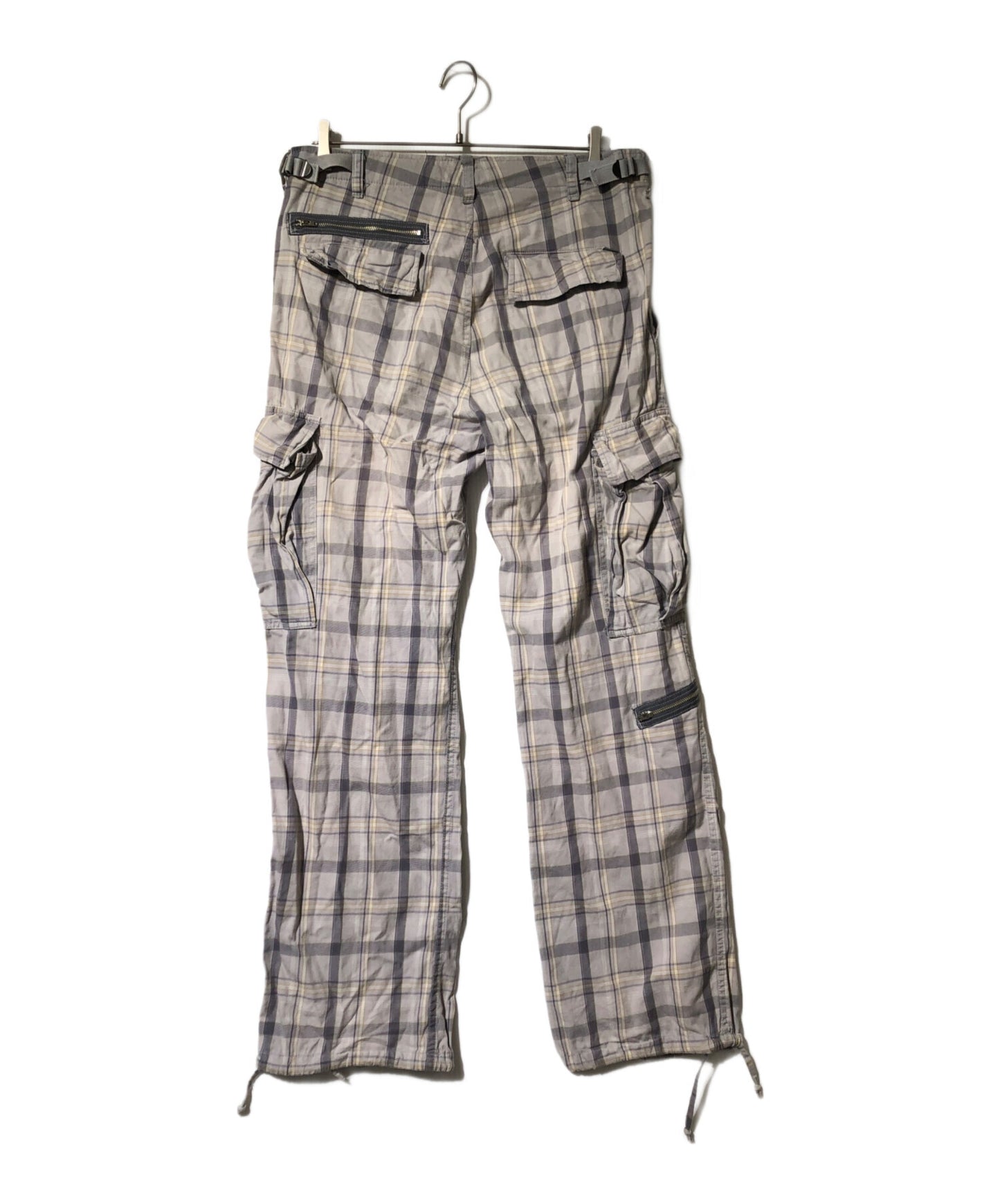 [Pre-owned] stussy check cargo pants