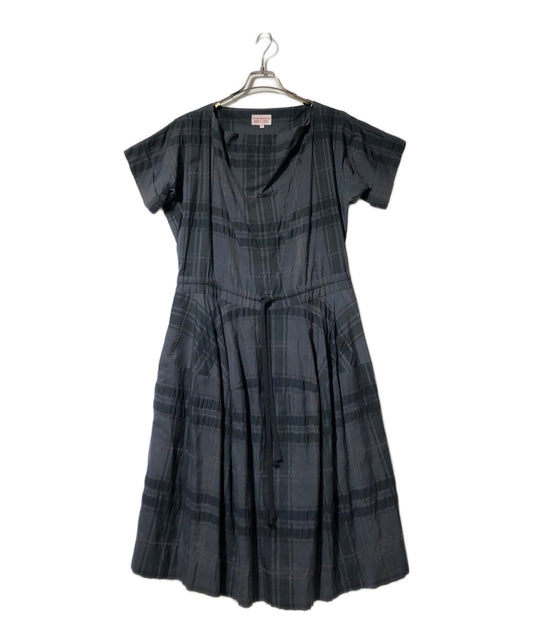 [Pre-owned] Vivienne Westwood RED LABEL Checked Drawstring Dress 16-01-591023
