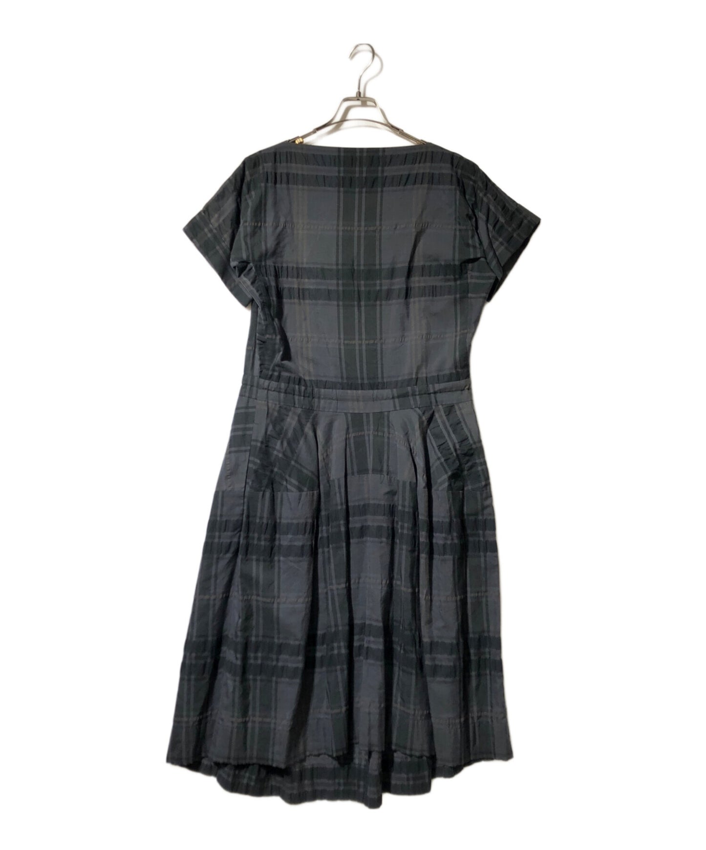 [Pre-owned] Vivienne Westwood RED LABEL Checked Drawstring Dress 16-01-591023