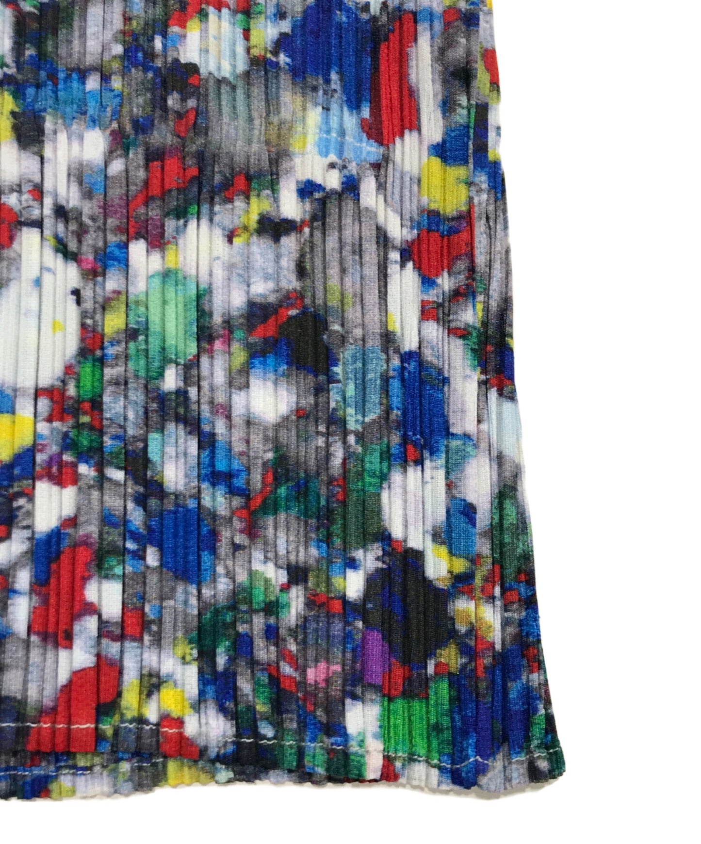 [Pre-owned] PLEATS PLEASE Pleated shirt with all-over pattern transfer PP96-JK024