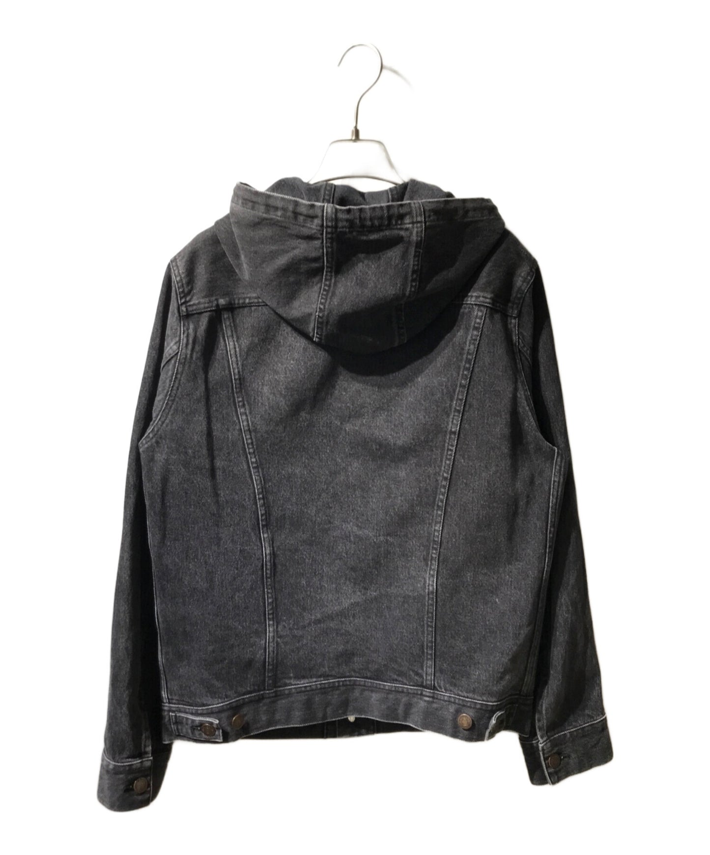 [Pre-owned] SUPREME Hoodie Black Denim Jacket
