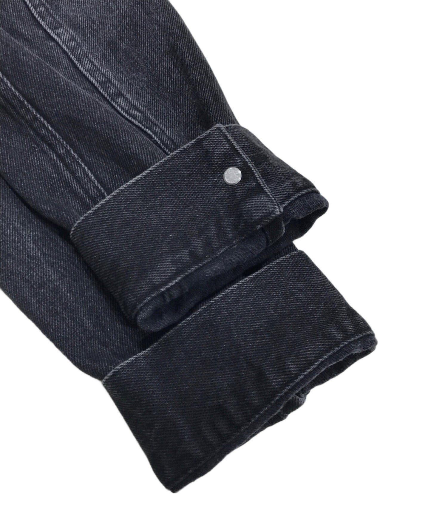 [Pre-owned] SUPREME Hoodie Black Denim Jacket