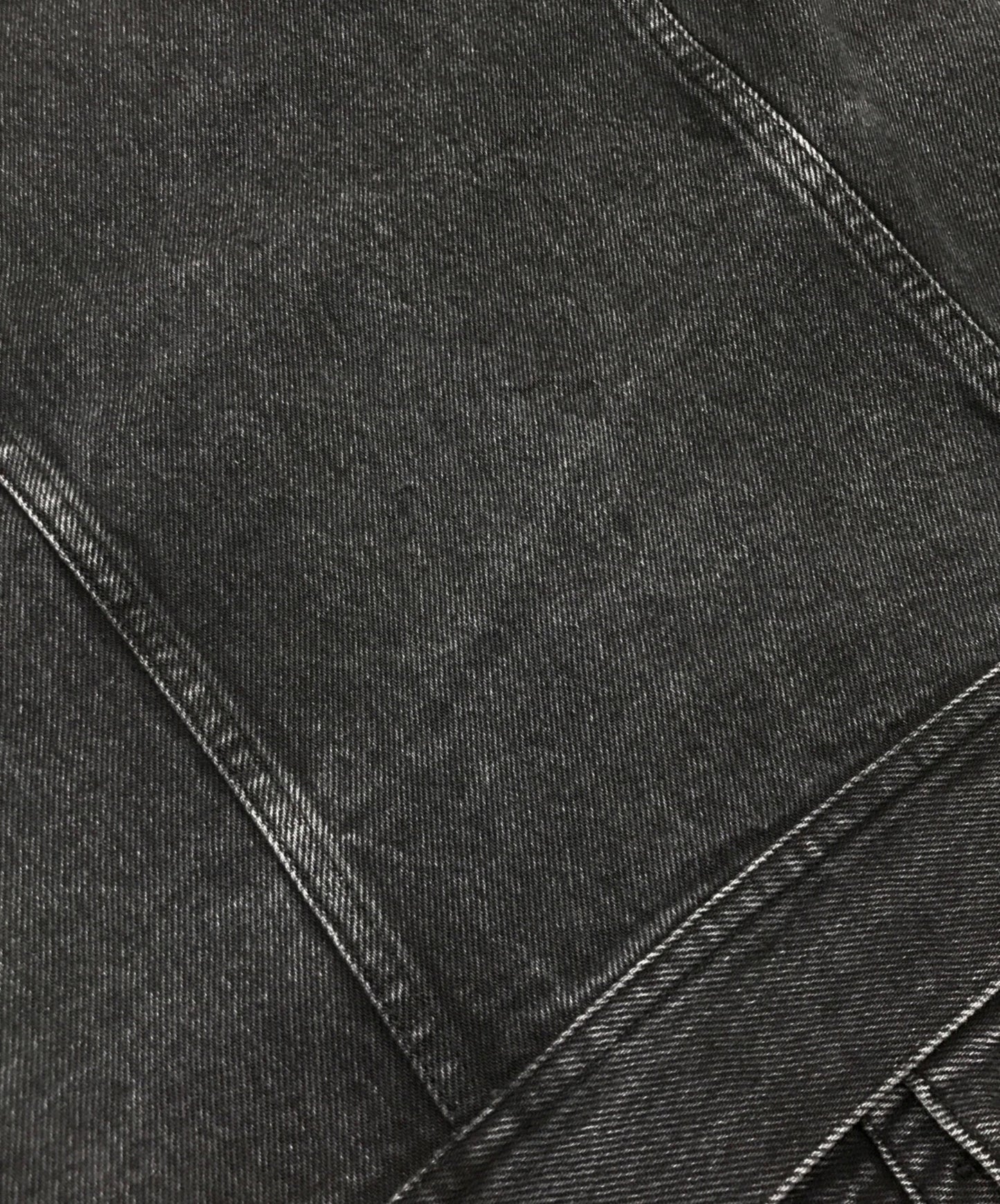 [Pre-owned] SUPREME Hoodie Black Denim Jacket