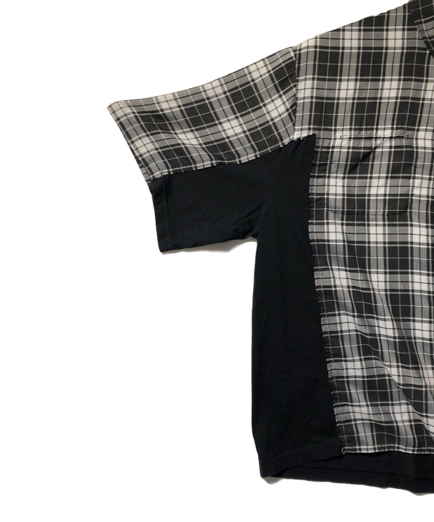 [Pre-owned] UNDERCOVERISM Jersey-Switched Short-Sleeved Shirt UI1C4405